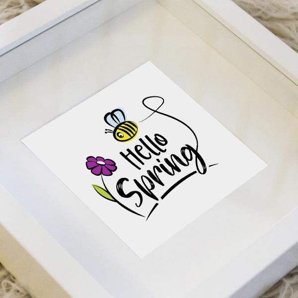 Plotterdatei 'Hello Spring'